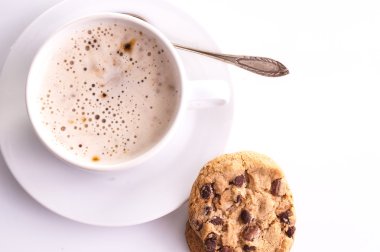 Kurabiyeli kapuçino.