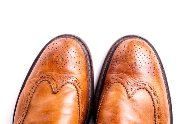 Elegante caballero zapato de cuero —  Fotos de Stock