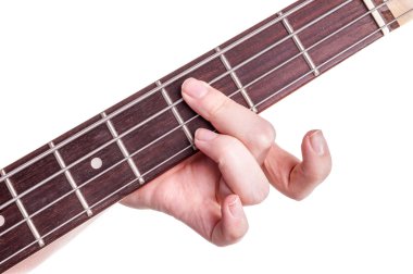 Eller bir gencin gitar çalış
