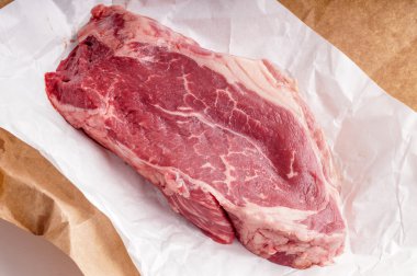 Raw Beef steak meat clipart