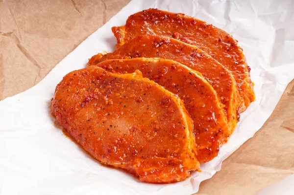 Carne cruda para barbacoa — Foto de Stock