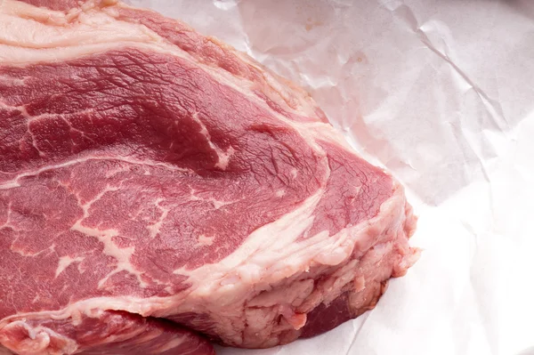 Surowy wołowiny stek — Zdjęcie stockowe