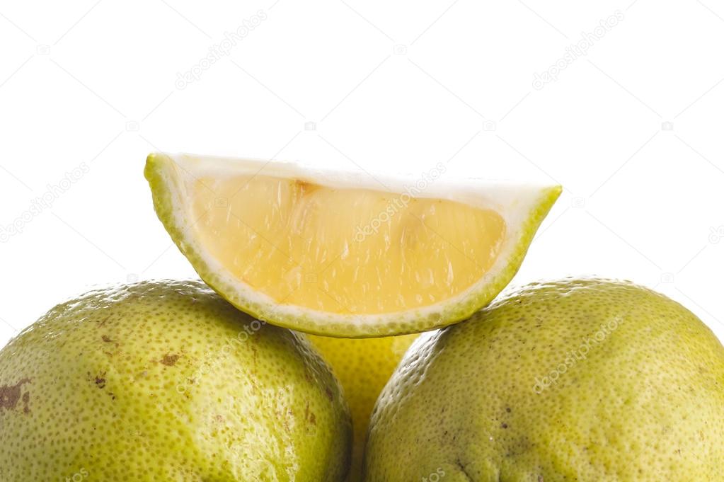 Slice of Green Lemon