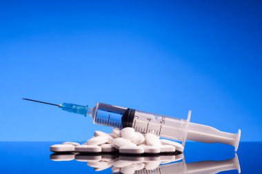 Medical treatment and syringe or illegal abuse