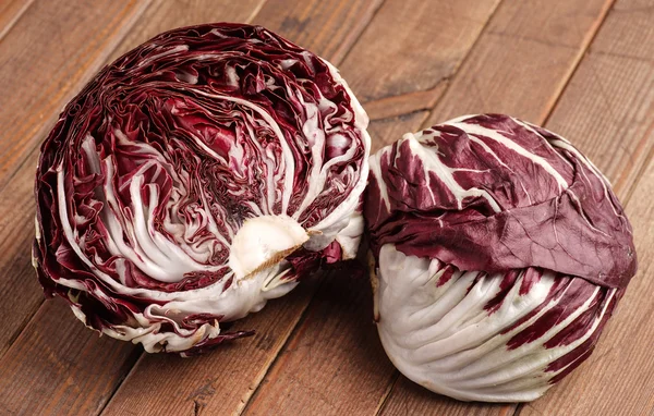 Fresh organic Radicchio Lettuce — Stock Photo, Image