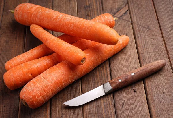 Zanahorias orgánicas frescas — Foto de Stock