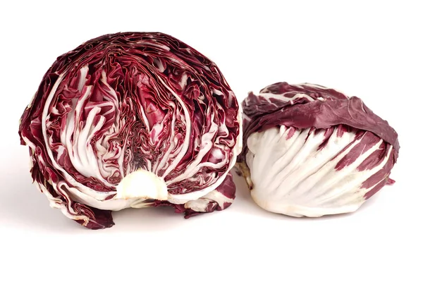 Świeży ekologiczna sałata Radicchio — Zdjęcie stockowe