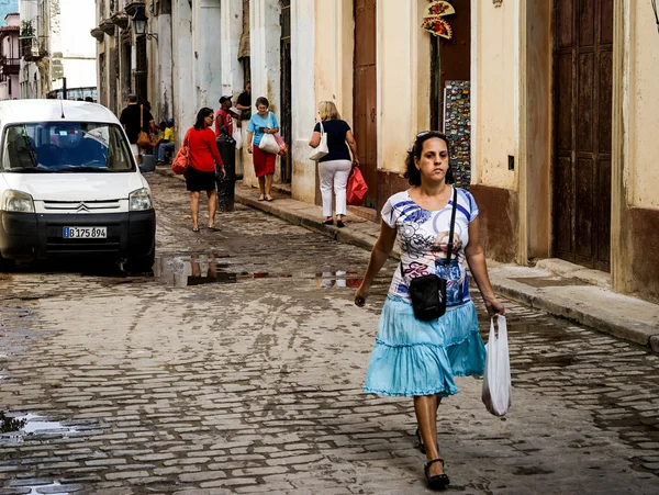Straße von havana, kuba — Stockfoto
