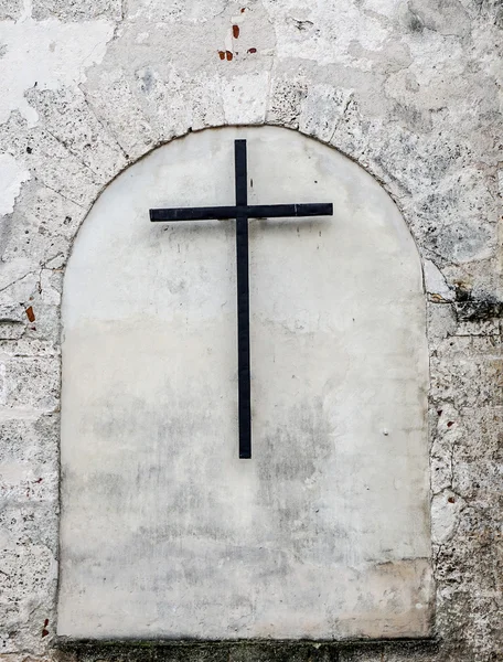 Cross on Wall — Stock Photo, Image