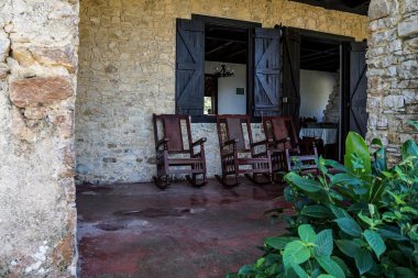 Sundurma ve yeşil bitkiler