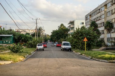 poor residential area with apartments in the slum apartment buildings