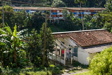 Town La terraza with the white houses