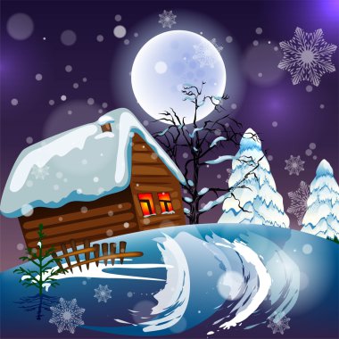 Yeni yıl ve Noel kartı