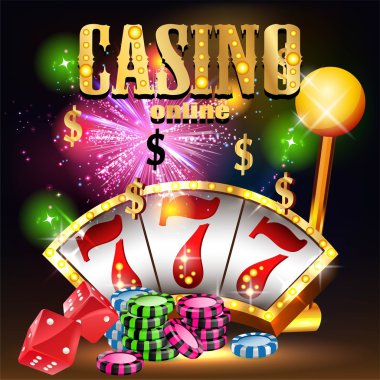 Casino parti vektör