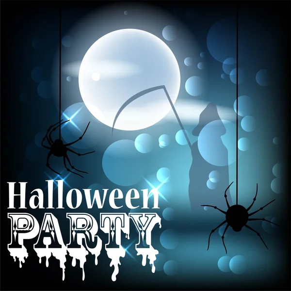 Halloween partie conception de texte — Image vectorielle
