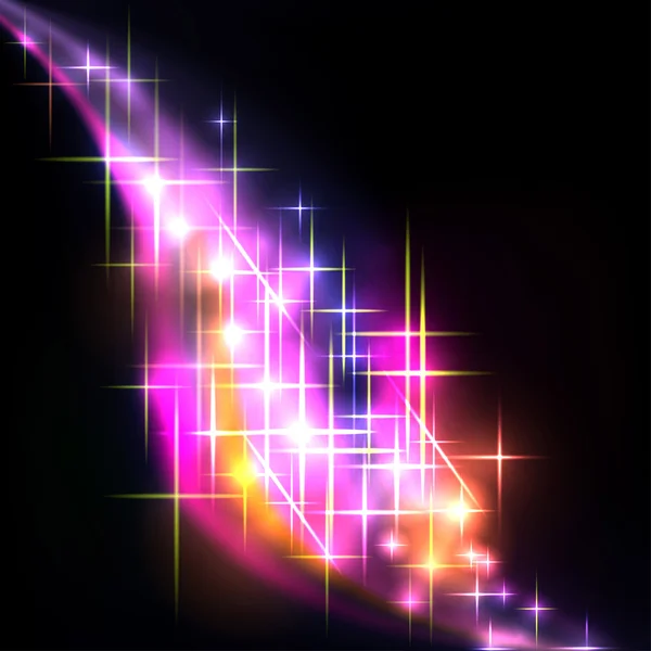 Luz mágica abstracta — Vector de stock