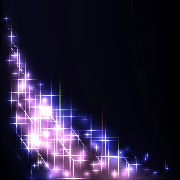 Lumière magique abstraite — Image vectorielle