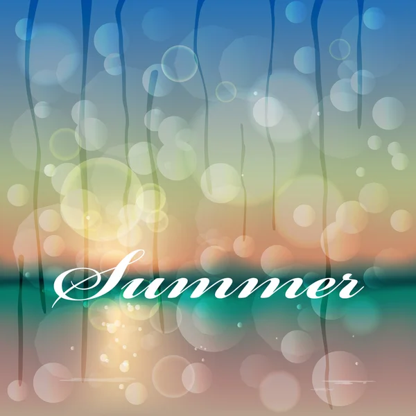 Graphic message for your summer — Stock Vector