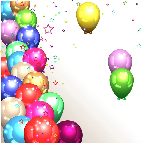 Multicolor ballonger — Stock vektor