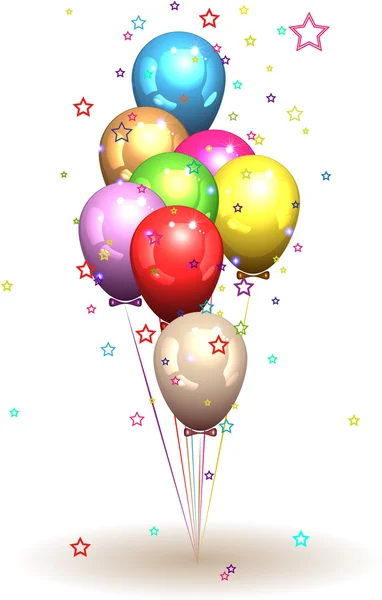 Multicolor ballonger — Stock vektor