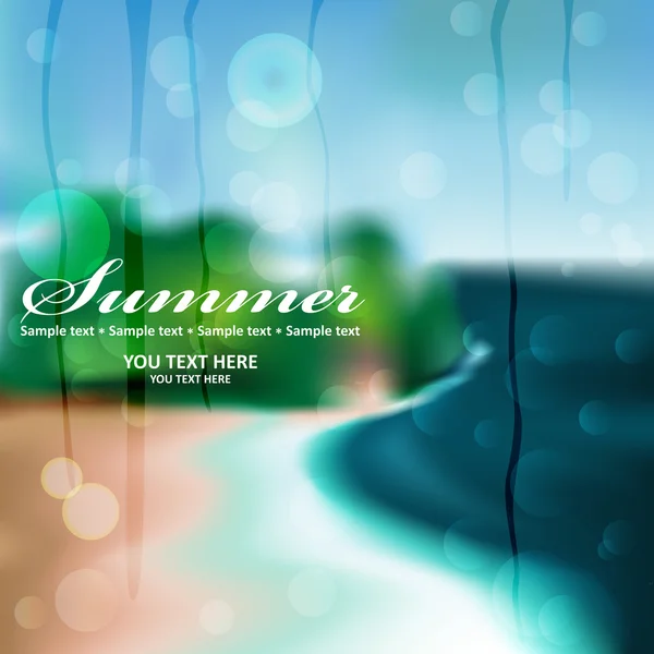 Sommar design — Stock vektor