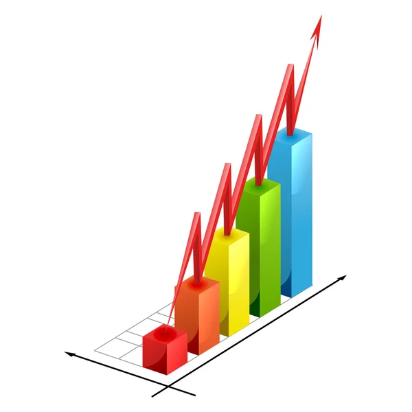 Gráfico de negocios — Archivo Imágenes Vectoriales