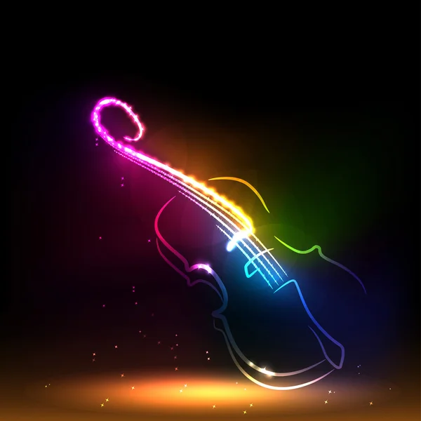 Ensemble d'instruments de violons de musique classique — Image vectorielle