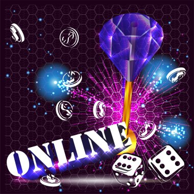 Casino parti vektör