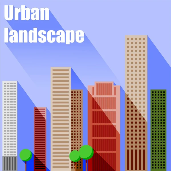 Urban landscape — Stock Vector