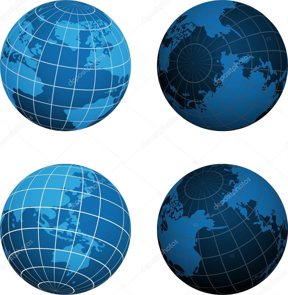 Earth map scheme