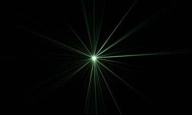 Parlak patlama efekti, 3 boyutlu illüstrasyon