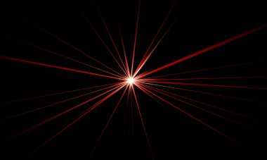 Parlak patlama efekti, 3 boyutlu illüstrasyon