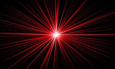 Parlak patlama efekti, 3 boyutlu illüstrasyon