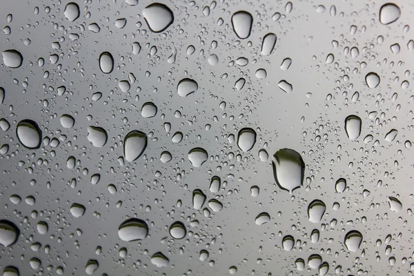 Abstract Water Drop On Glass From Nature. — Stock Photo, Image