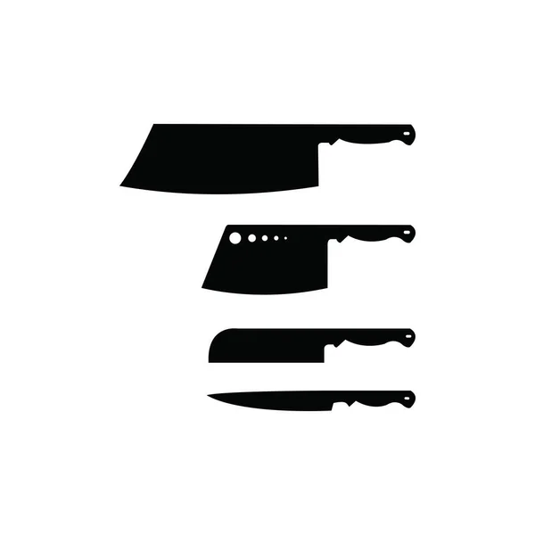Knife Icon Illustration Isolated White Background Sign Symbol — Stock Vector