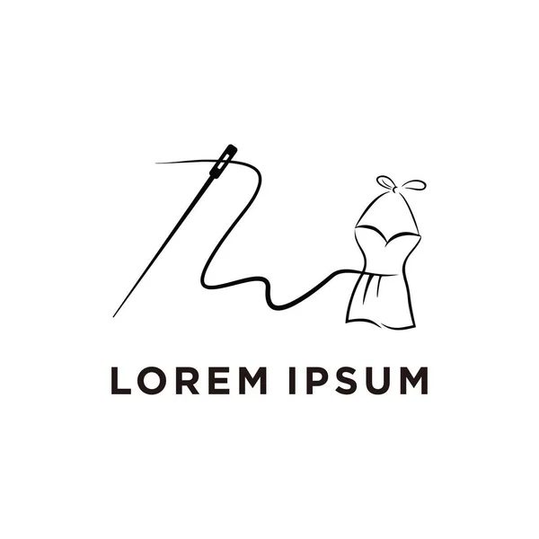 yaratıcı logo terzi elbise sembol tasarımı