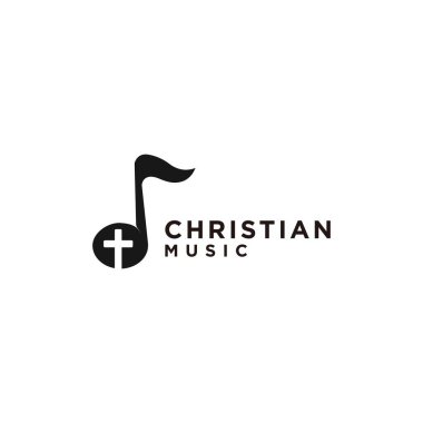 Cristian sembolleri. Bir notada İsa 'nın Haçı