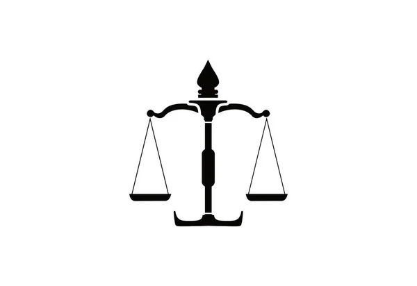 法律事務所ロゴデザインテンプレート — ストックベクタ