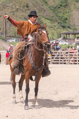 Eski Latince atlı bir binicilik