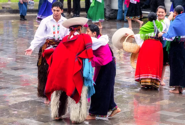Indigenous Group Celebrating Festival Of The Sun — Stock Photo, Image