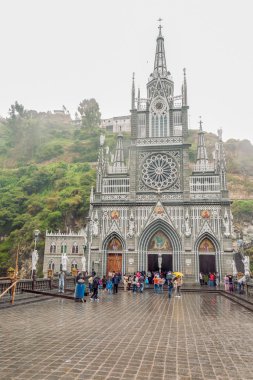 Las Lajas kutsal bazilika kilisesidir