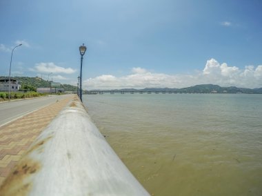 Bahia De Caraquez Cliff, Ekvador, Güney Amerika