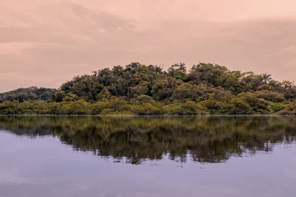 ラグナ ・ グランデ、Cuyabeno 川の湖 — ストック写真