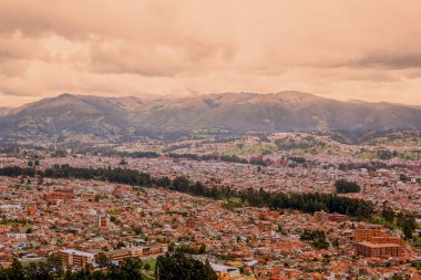 Cuenca şehir, Ekvador hava görünümünü