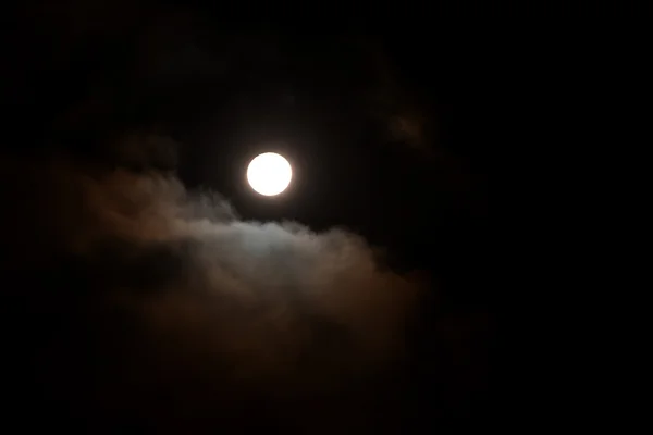 Лунный свет, кровавая луна, октябрь 2014 — стоковое фото