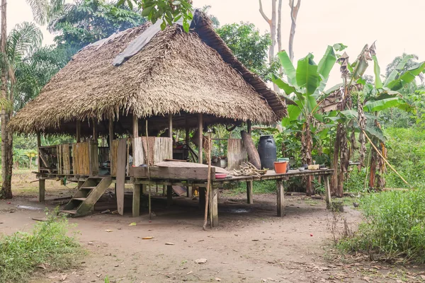 Lodge, Reserva de Vida Silvestre Cuyabeno, Provincia de Sucumbios, nombre sur —  Fotos de Stock