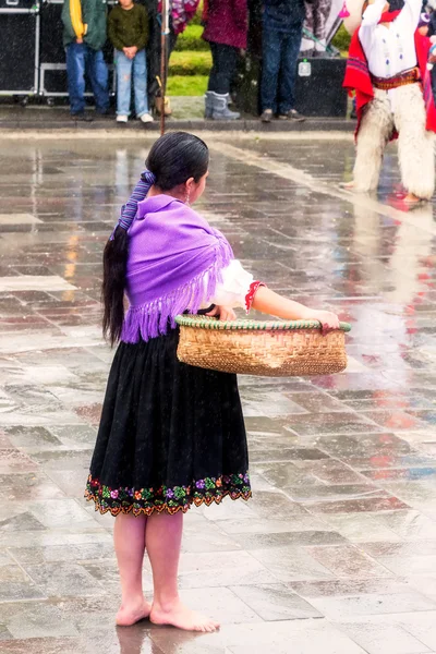 Unidentified Indigenous Brunette — Stock Photo, Image