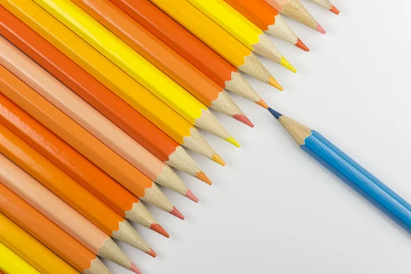 Crayons as background picture — Stock Photo, Image