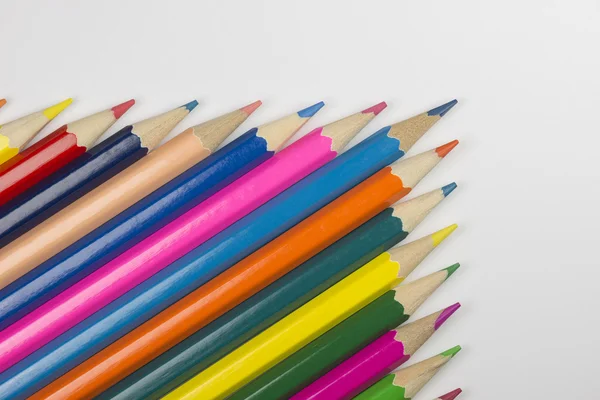 Crayones como imagen de fondo — Foto de Stock