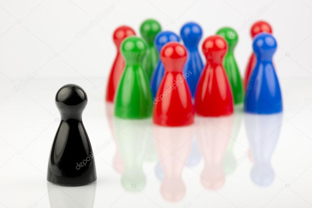 Conceptual game pawns